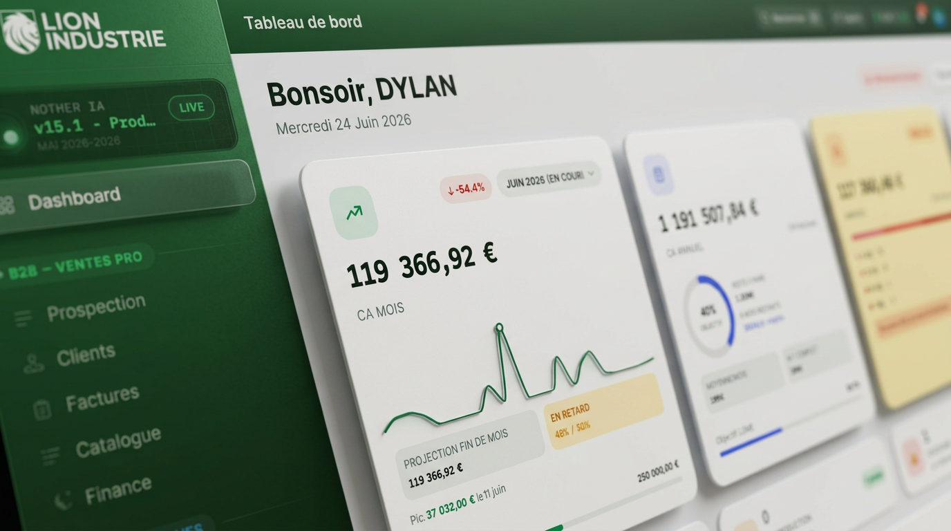 Tableau de bord financier